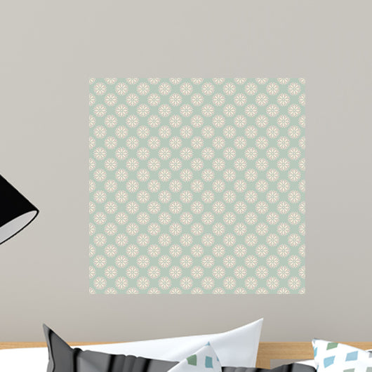 Floral Vector Seamless Pattern Wall Decal