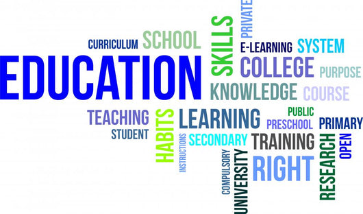 Word Cloud Education Wall Decal