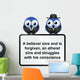 Atheist Adage Sign Wall Decal