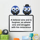 Atheist Adage Sign Wall Decal