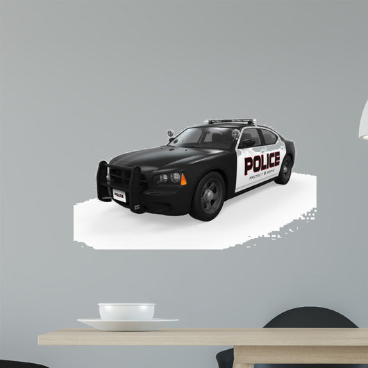 Police Car Isolated