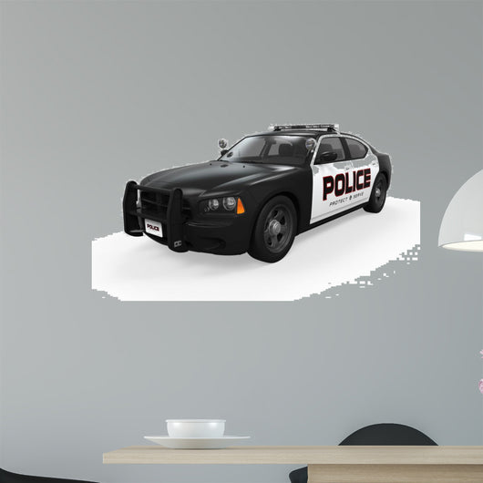Police Car Isolated