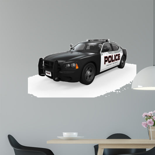 Police Car Isolated