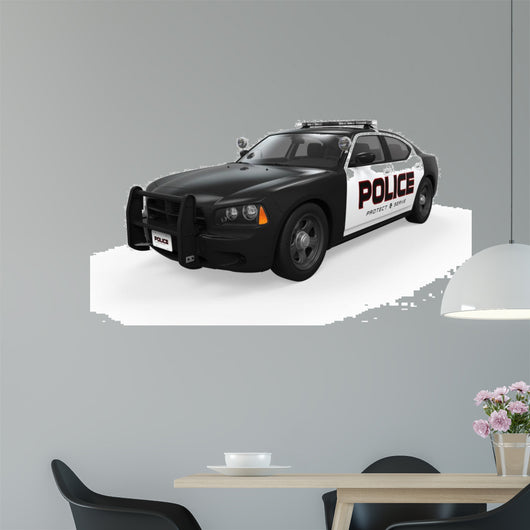 Police Car Isolated
