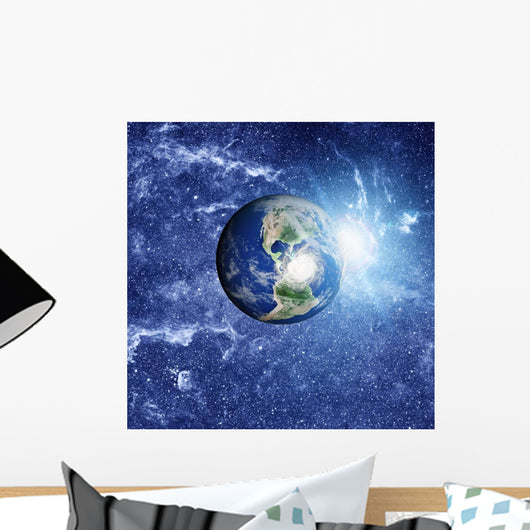earth in beautiful space