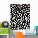 Dancing Sun Graffiti Wall Mural