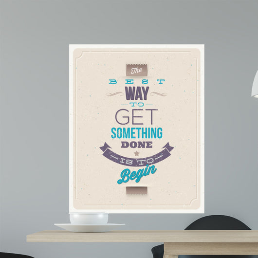 Motivating Quotes. Typographical vector design