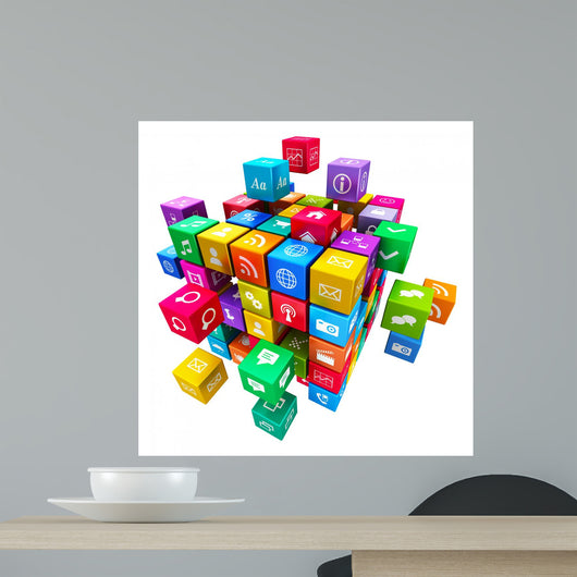Mobile applications and media technology concept