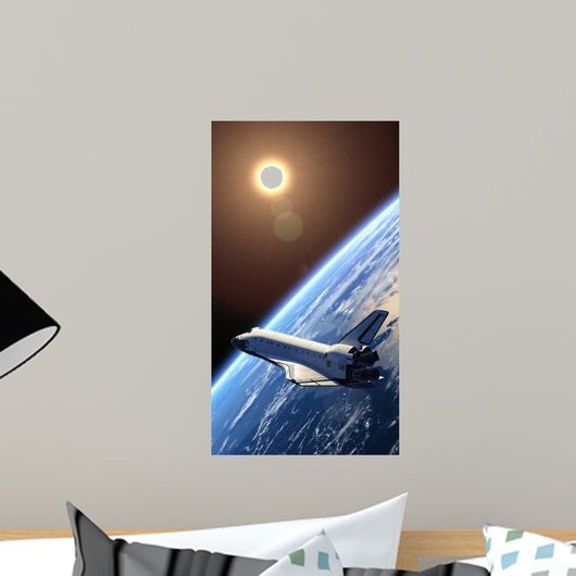Space Shuttle Orbiting Earth