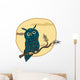 Owl Wall Decal Design 1