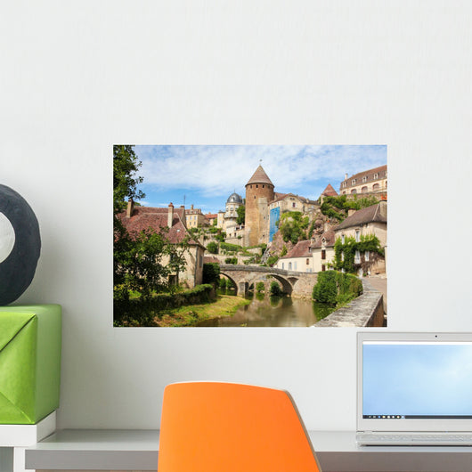 Beautiful town of Semur-en-Auxois, Burgundy, France