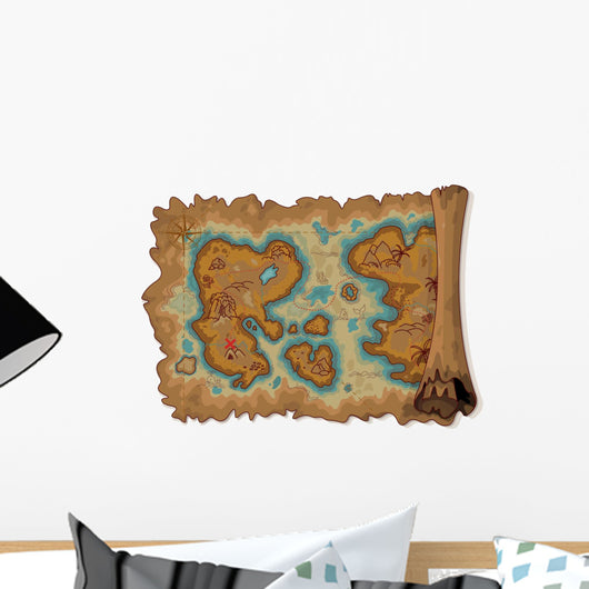 Pirate Map Wall Decal