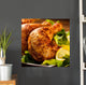 Grilled chicken legs and vegetables