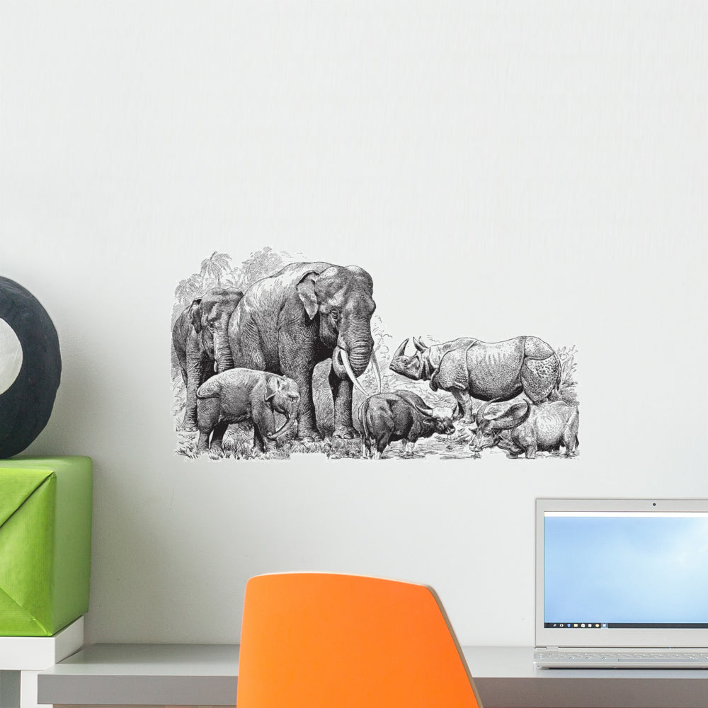 Wild Animals Wall Decal – Wallmonkeys