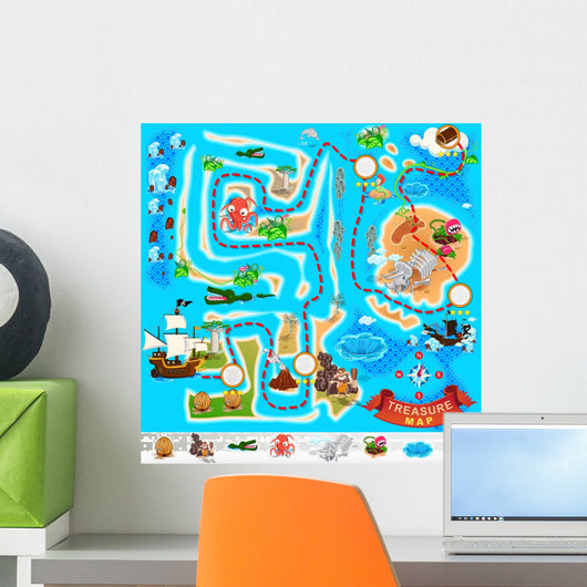 Pirate Treasure Map