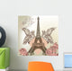Beautiful Valentine Card With Eiffel Tower