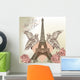 Beautiful Valentine Card With Eiffel Tower