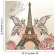 Beautiful Valentine Card With Eiffel Tower