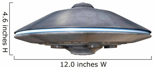 3d illustration of a flying saucer Wall Decal