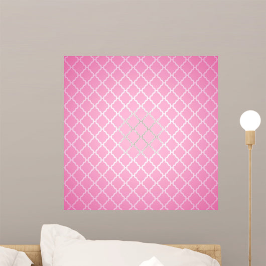 Pink Cloth Texture Wall Decal