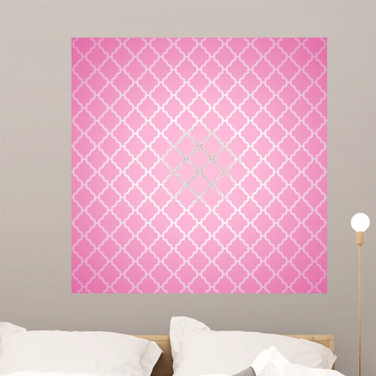 Pink Cloth Texture Wall Decal