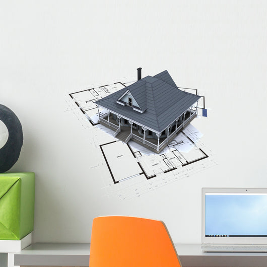 Colonial House Wall Decal
