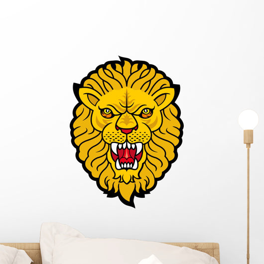 Roaring Lion Tattoo Wall Decal