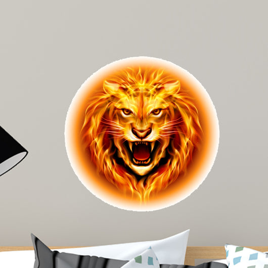 Head of fire lion.