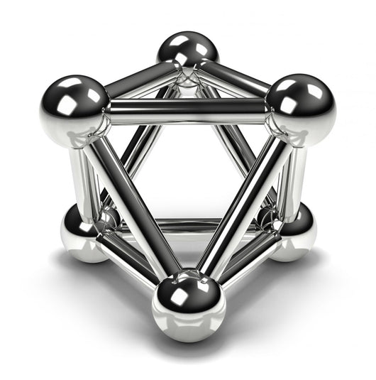 3D Reflective Atom Wall Decal