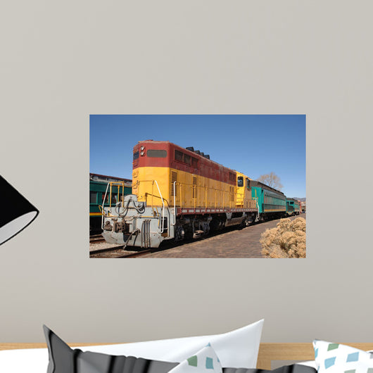 1950s Style Diesel Train Locomotive