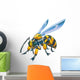 Robot Wasp Vector Clip Art Illustration