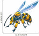 Robot Wasp Vector Clip Art Illustration