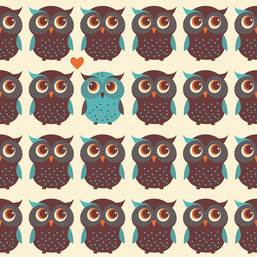 Cute Colorful Seamless Pattern Wall Decal