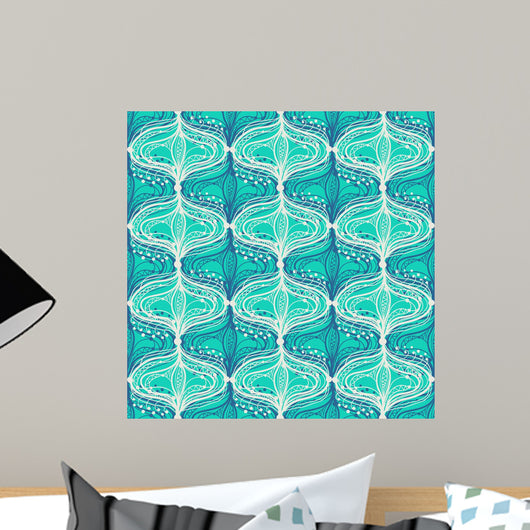 Abstract Seamless Pattern Wall Decal Design 8