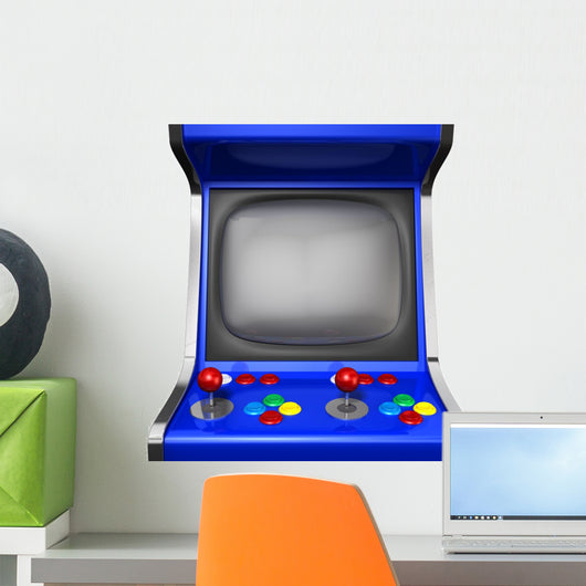 Arcade Machine Closeup Wall Decal