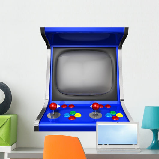 Arcade Machine Closeup Wall Decal