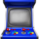 Arcade Machine Closeup Wall Decal