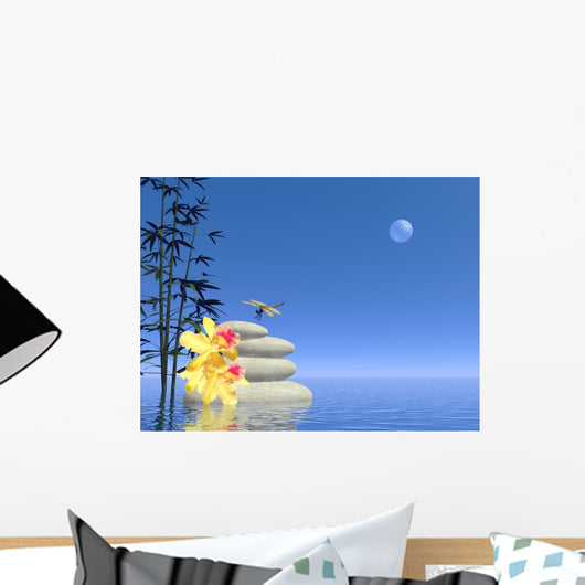 Zen White Stones - 3D Render