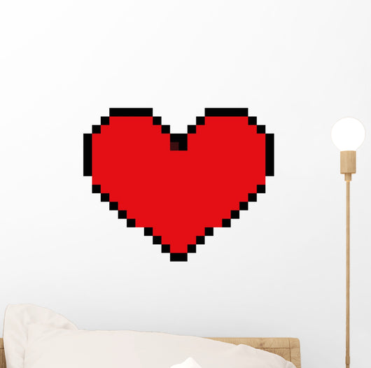 Heart Love 8 Bit Retro Vintage Style