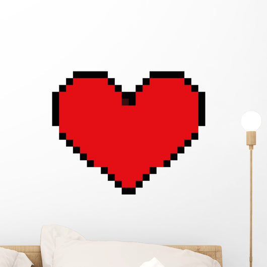 Heart Love 8 Bit Retro Vintage Style