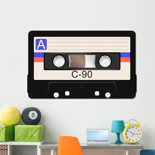 Cassette Tape Wall Decal