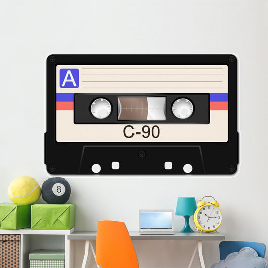 Cassette Tape Wall Decal
