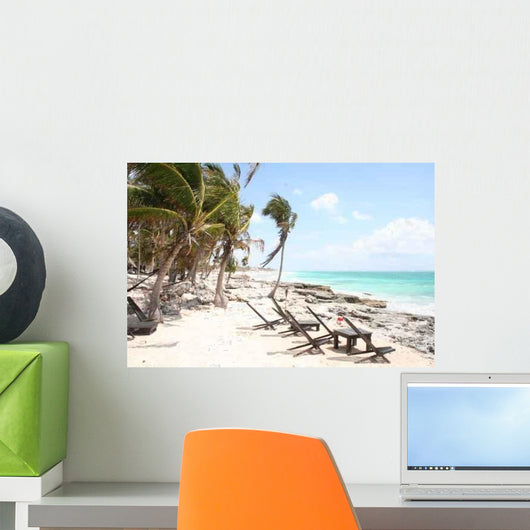 Caribbean Beach Wall Decal