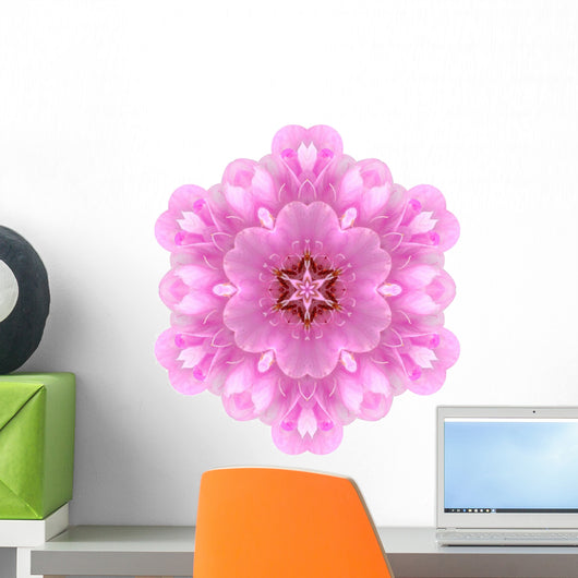 Kaleidoscopic Flower Mandala Wall Decal