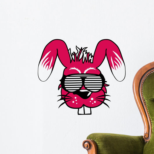 Ski Bunny Wall Decal