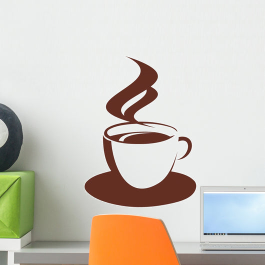 Doodle Sketch of Steaming Coffee Cup