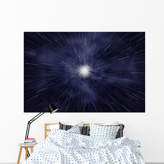 At the speed of light