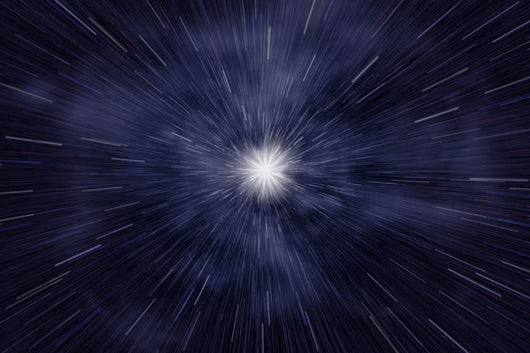 At the speed of light