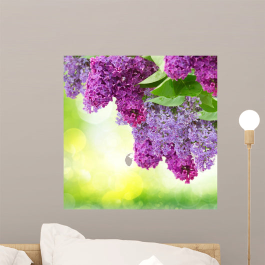 Lilac Flowers Tree Wall Mural