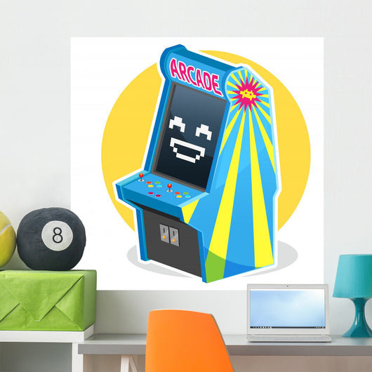 Vintage Arcade Game Wall Decal